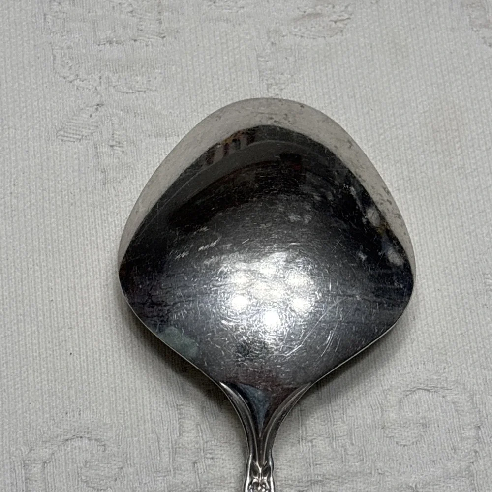 1965 GARLAND 1847 Rogers Bros IS Serving  Casserole Spoon Silver Plate Flatware